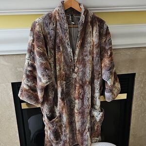 Staples Faux Fur Jacket Size Small To Medium